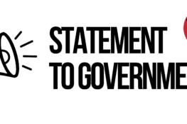 Statement to Government